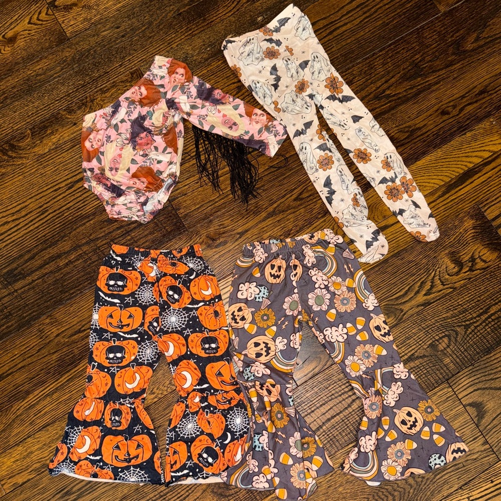 Halloween Baby Clothes, 12-18 months, assorted baby clothes, bell bottoms